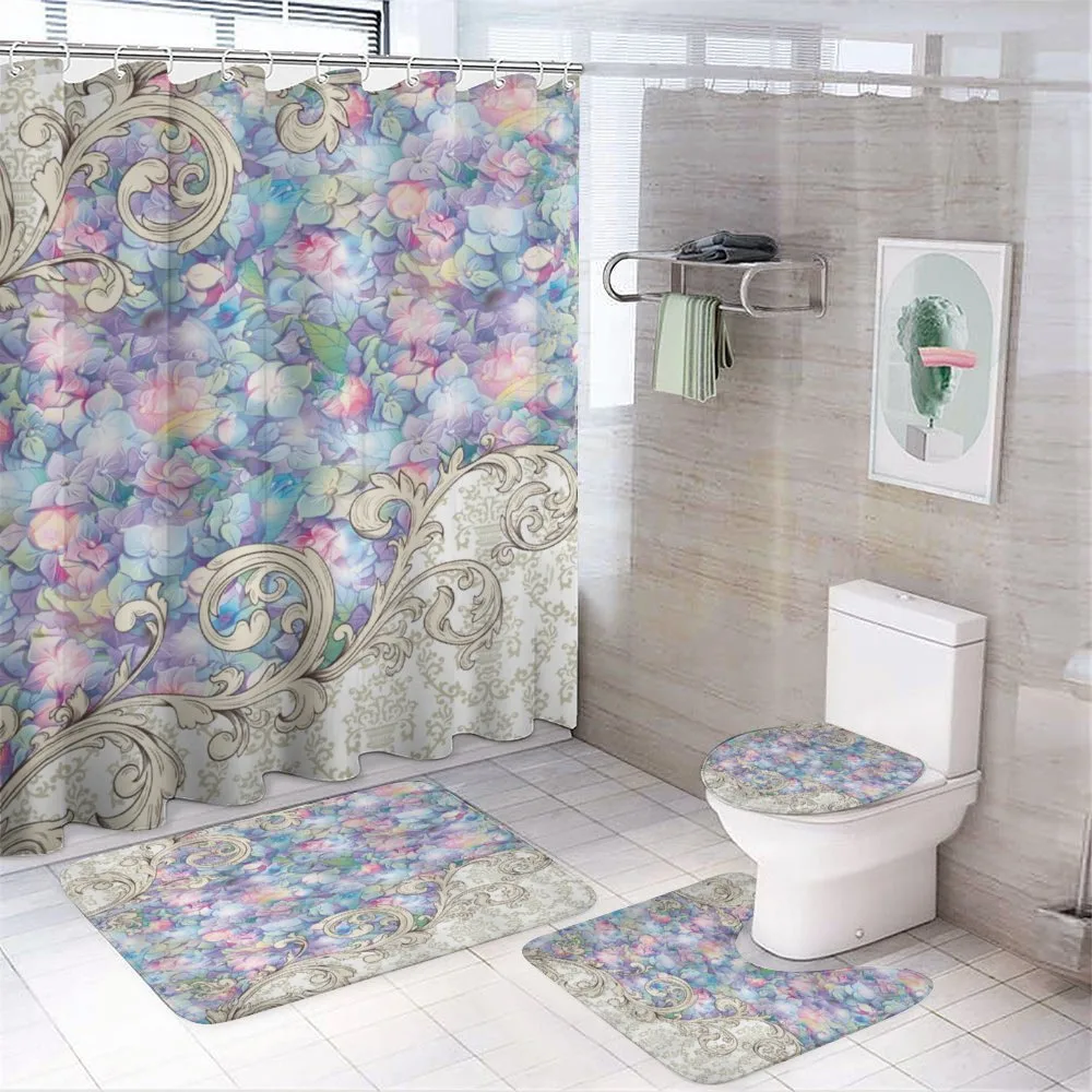 Baroque Hydrangeas Swirls — Your design