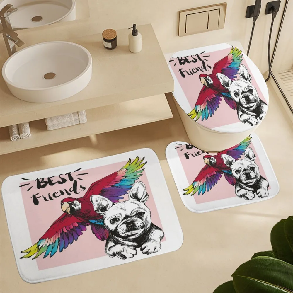 Bulldog Parrot Friends — Detail 5