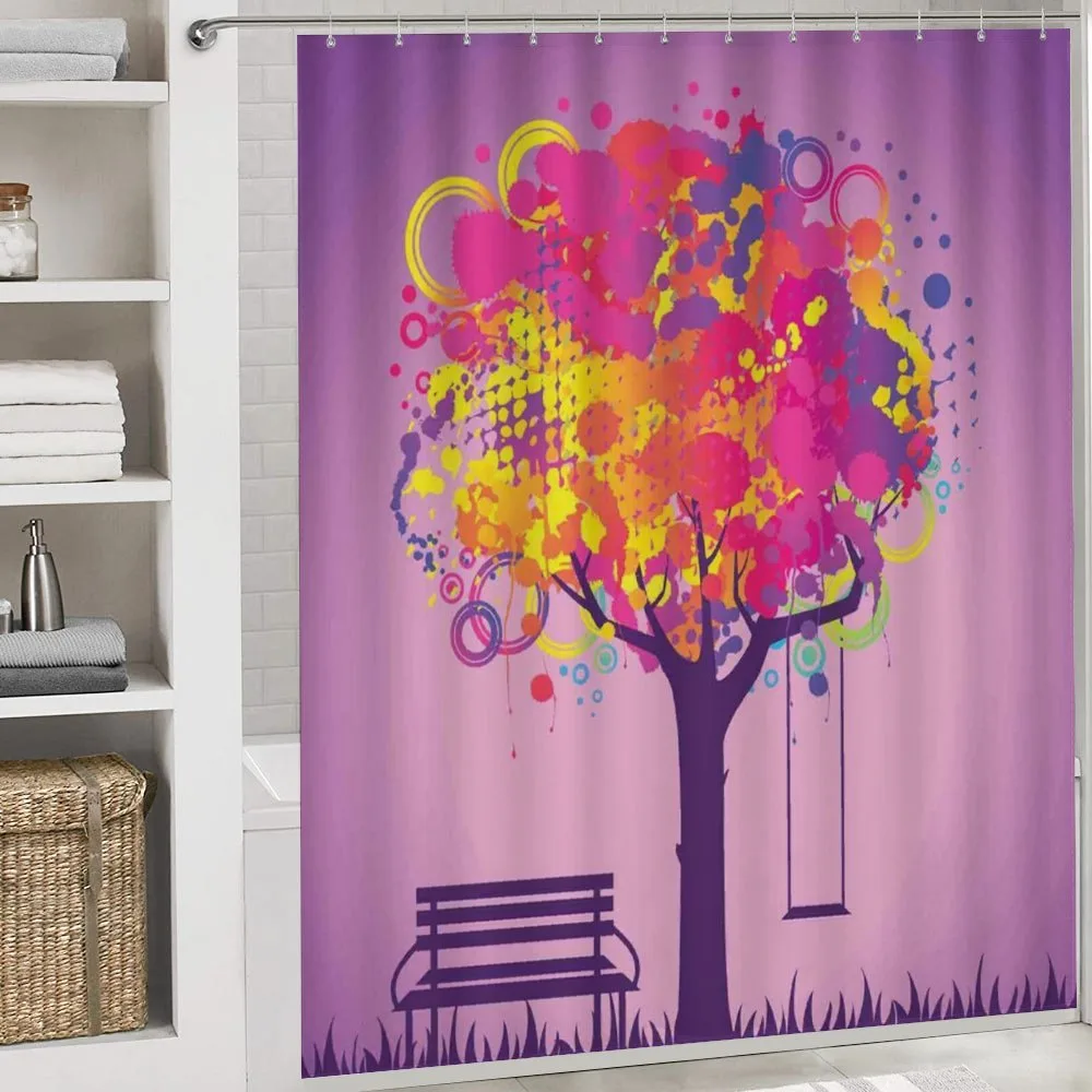 Colorful Leaves Swing Art — Detail 4