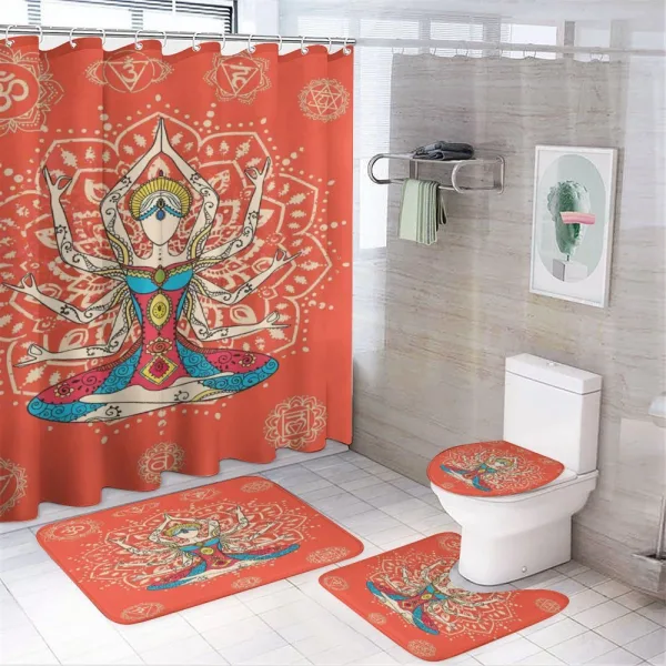 Discipline Costume on a shower curtain