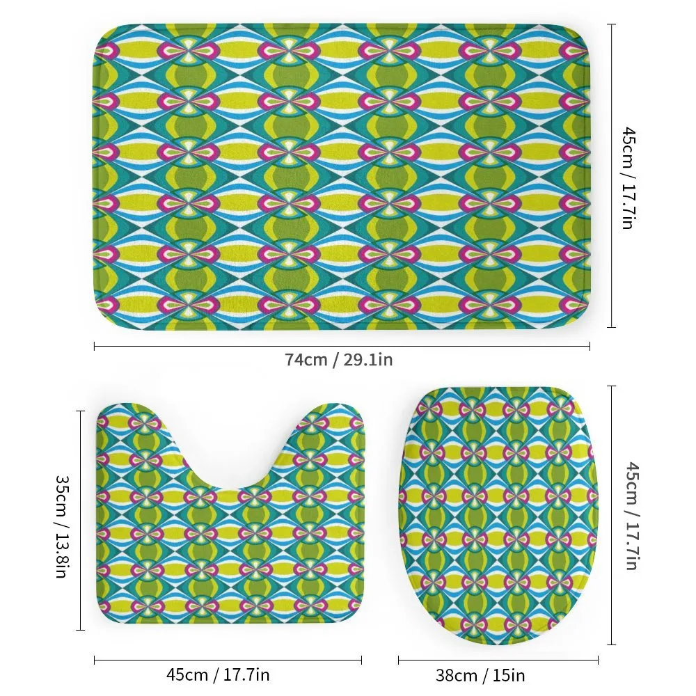 Floral Curvy Checked — Detail 1