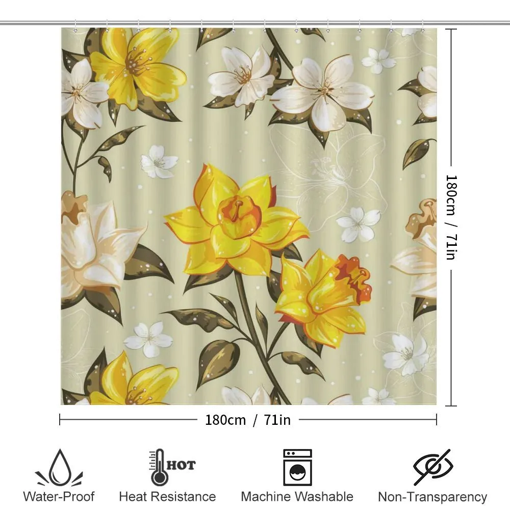 Floral Narcissus Branch — Detail 2