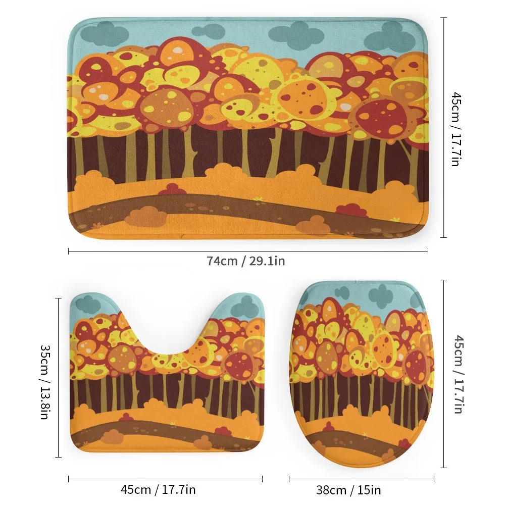 Forest in Autumn Cartoon — Detail 1