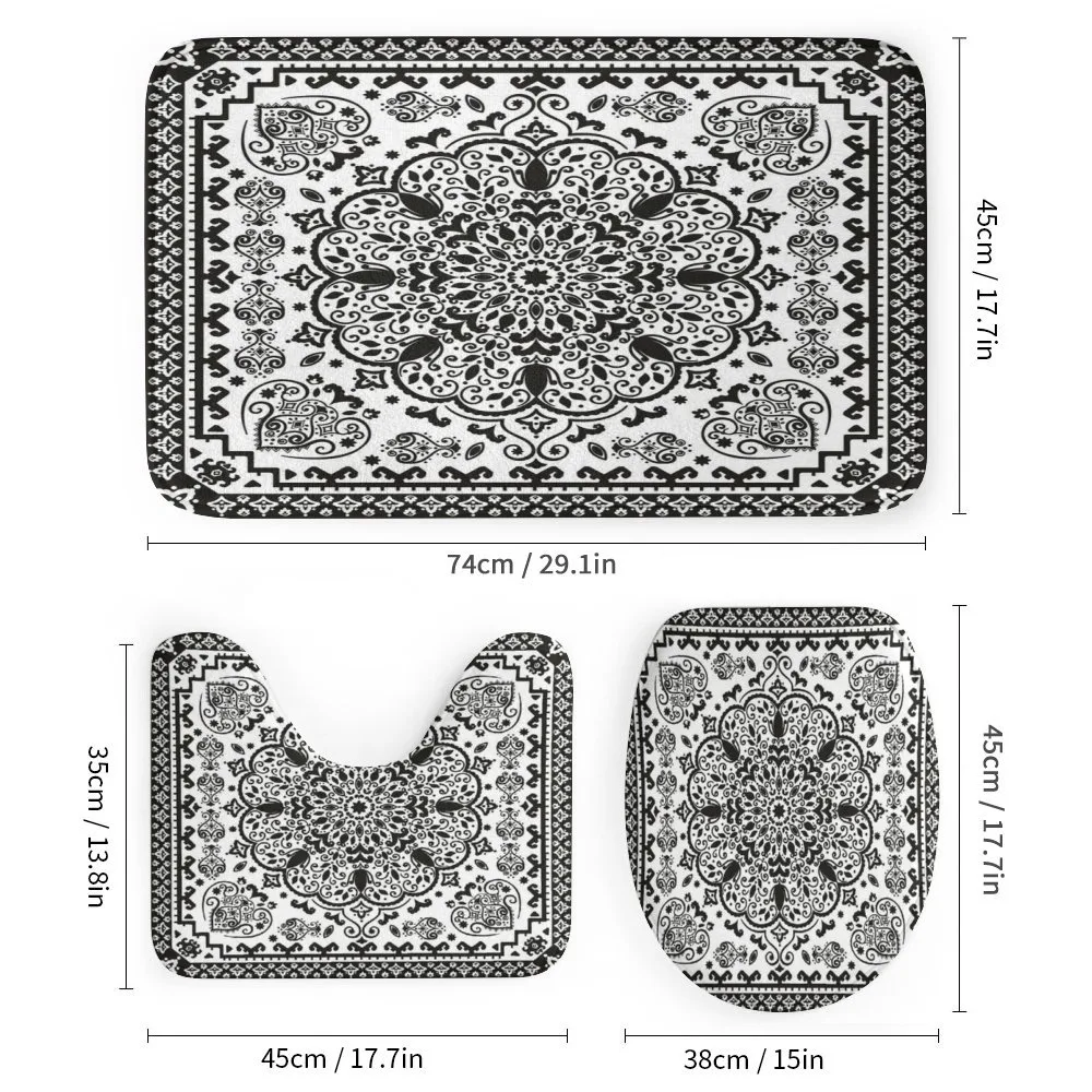 Lace Paisley Black Mehndi — Detail 1