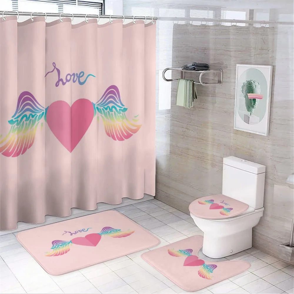 Love Heart Rainbow Wings — Your design