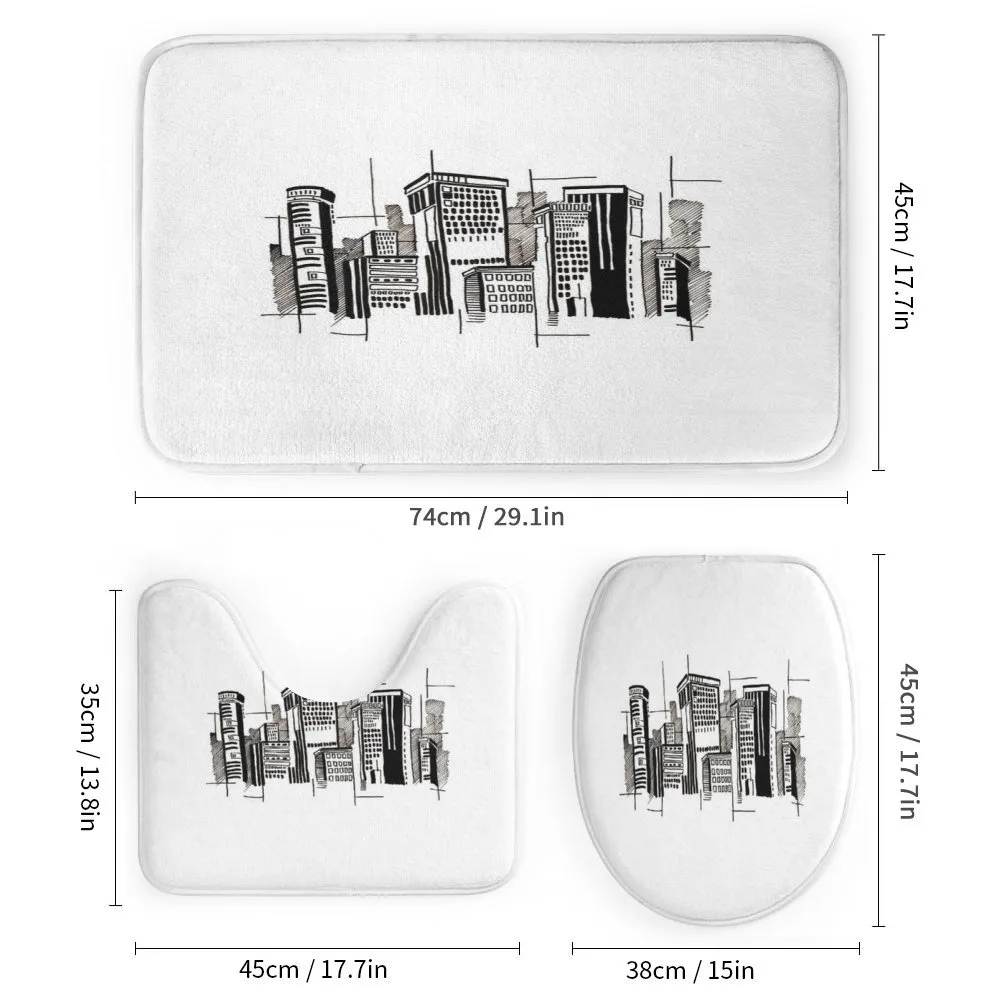 Monochrome City Building — Detail 1