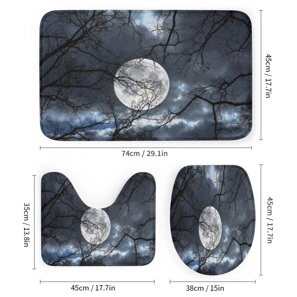 Moon at Night in Forest — Detail 1