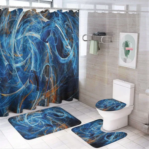 Science Ficton Digital on a shower curtain