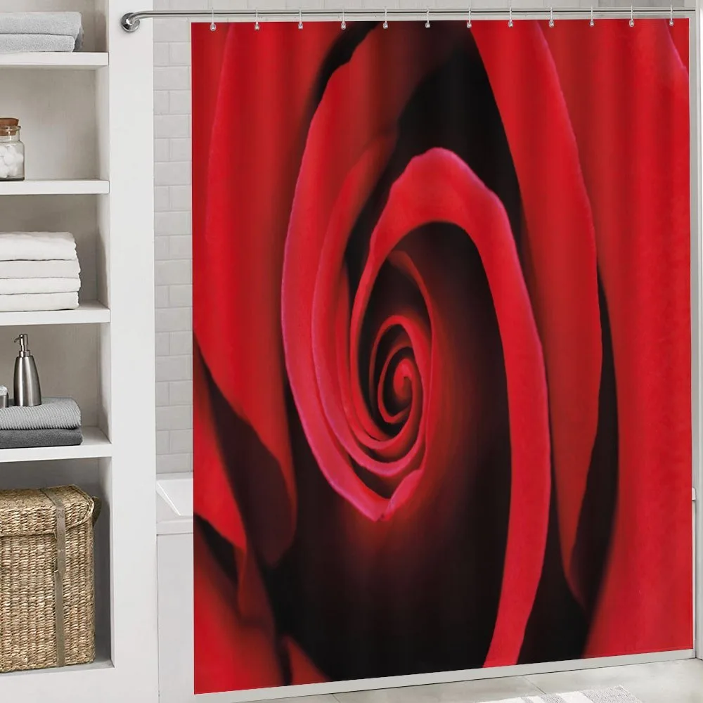 Swirled Petals Red Blossom — Detail 4