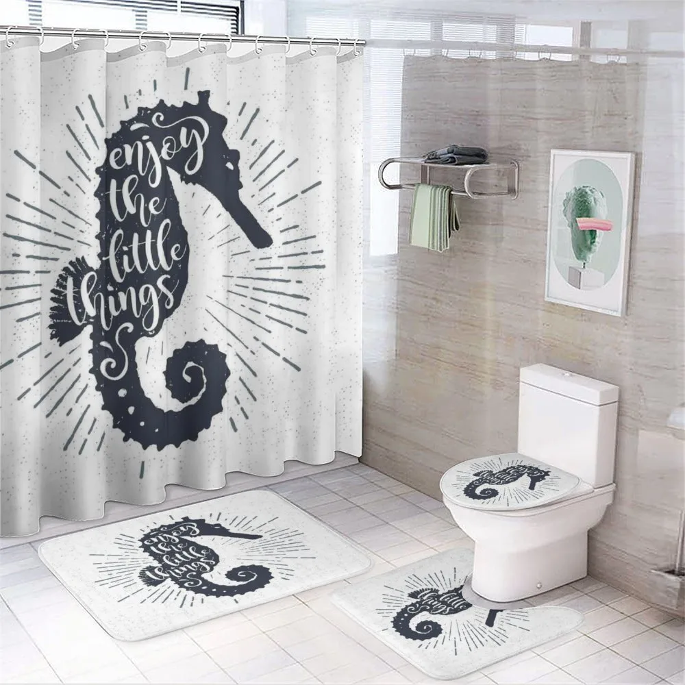 Uplifting Phrase Seahorse — Your design