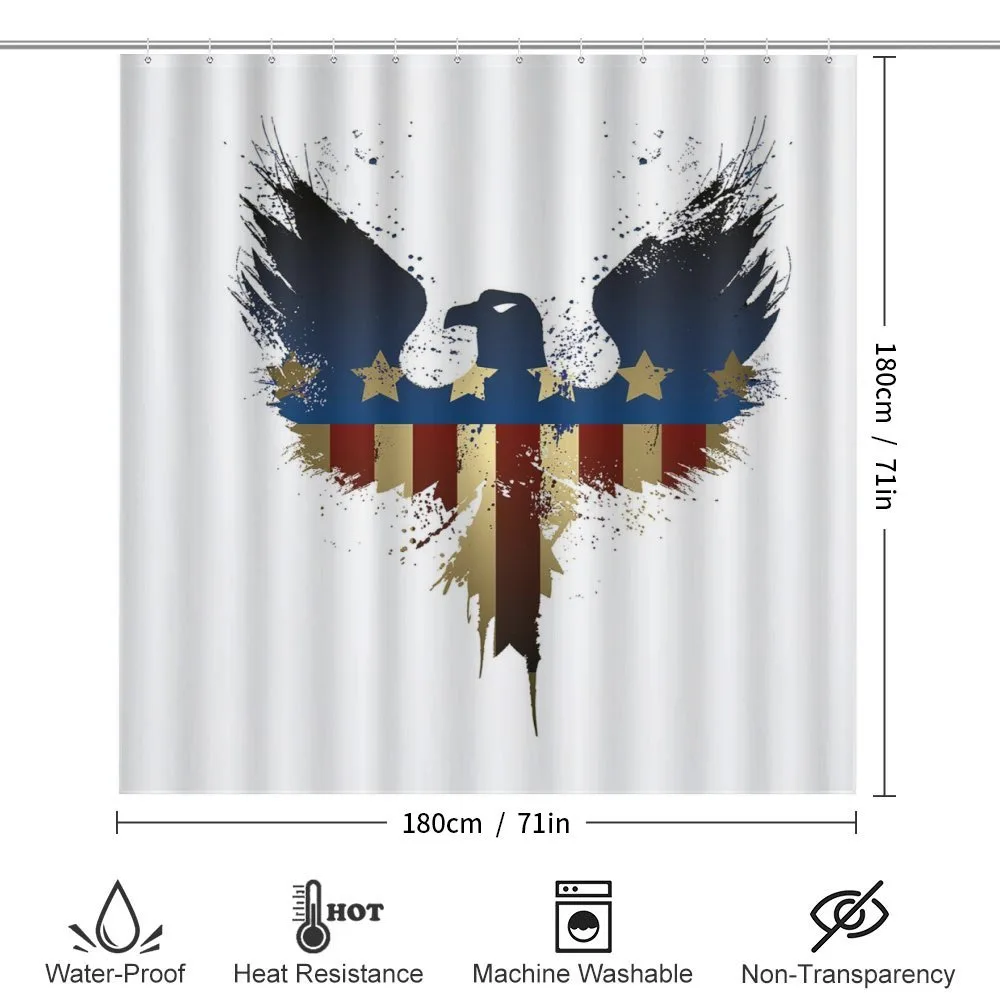 USA Flag Bird Silhouette — Detail 2