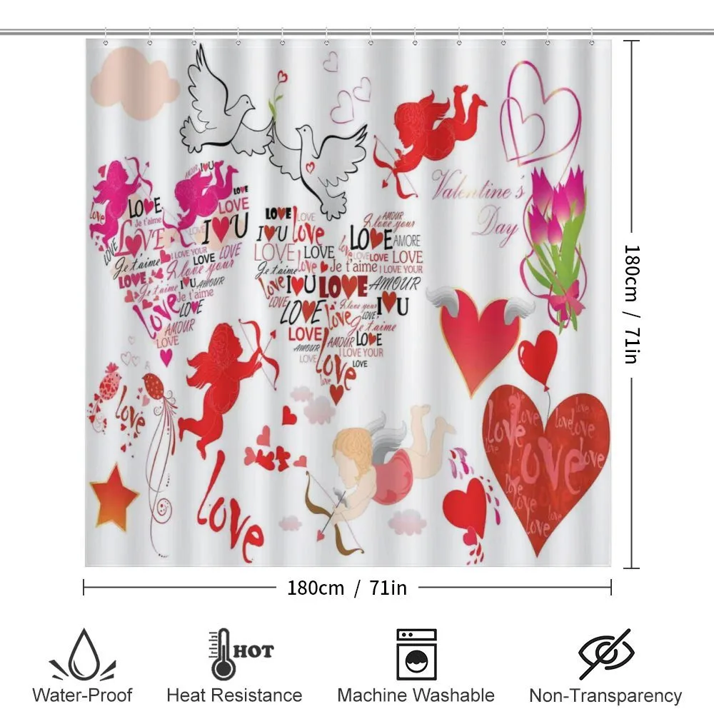 Valentines Day Cupid Birds — Detail 2