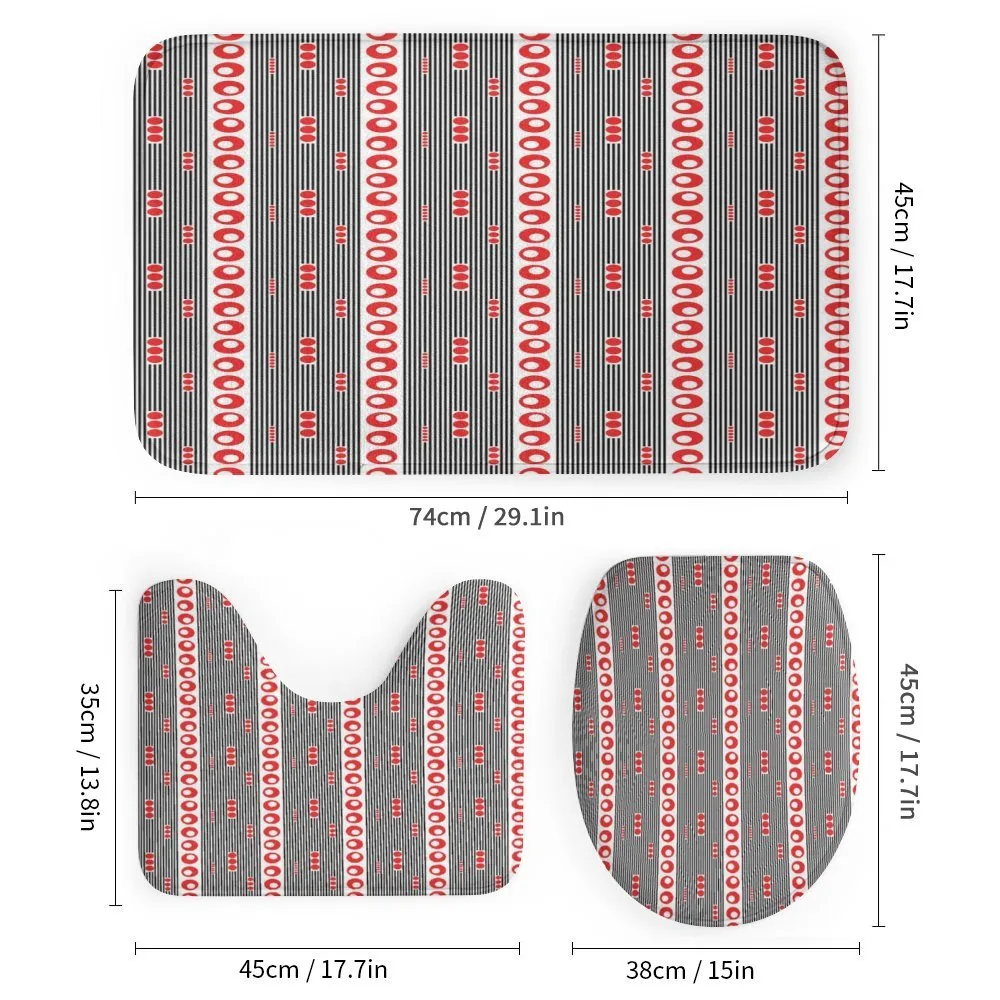 Vertical Stripes Circles — Detail 1