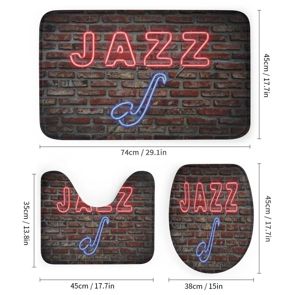 All Jazz Sign Brick Wall — Detail 1