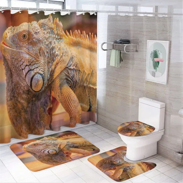 Caribbean Arboreal Animal on a shower curtain