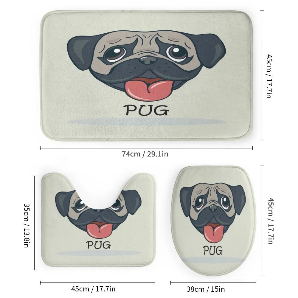 Cartoon Pug Caricature — Detail 1
