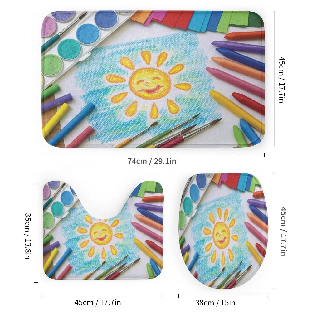 Child's Happy Sun Painting — Detail 1