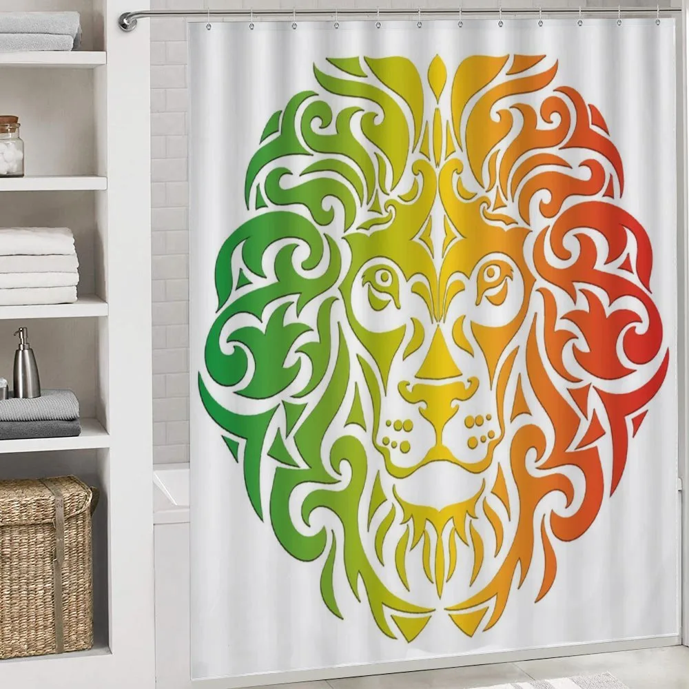 Colorful Lion Portrait — Detail 4