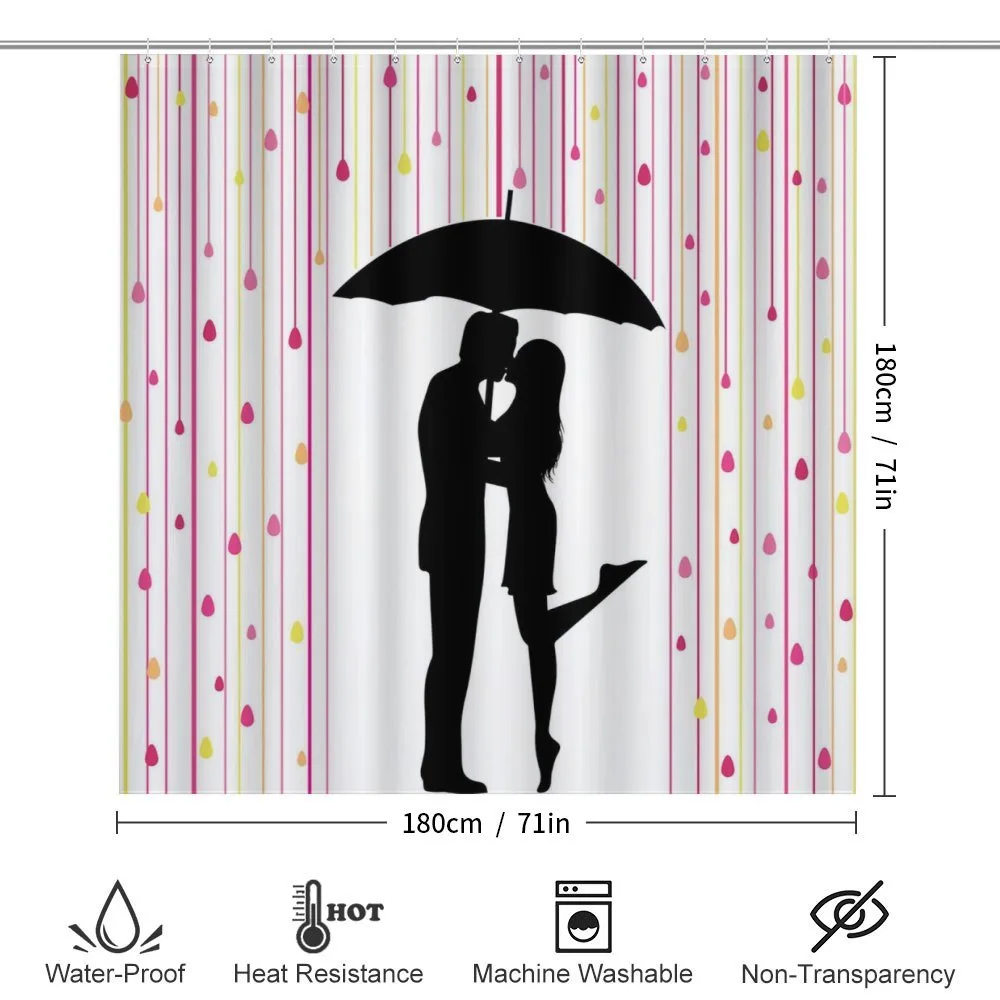 Couple Umbrella Romance — Detail 2