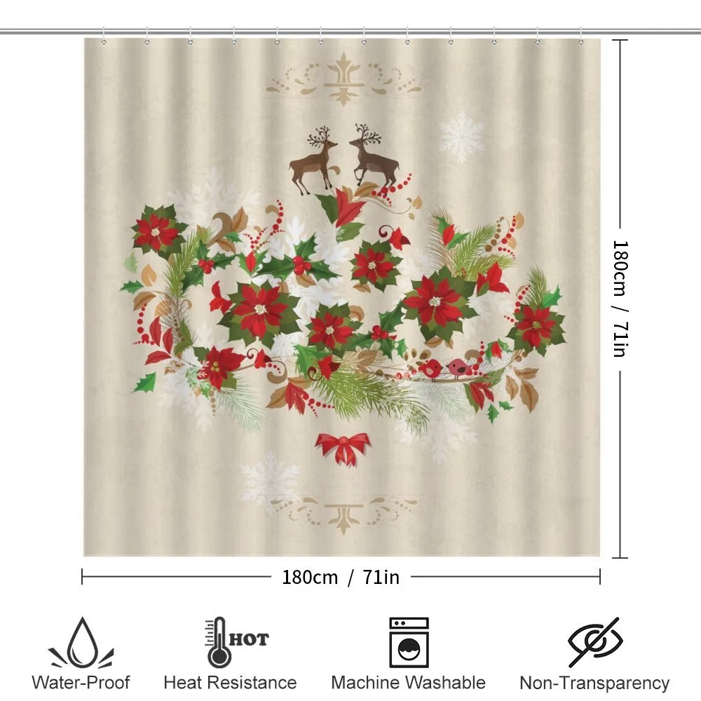 Flower Reindeer Motif — Detail 2