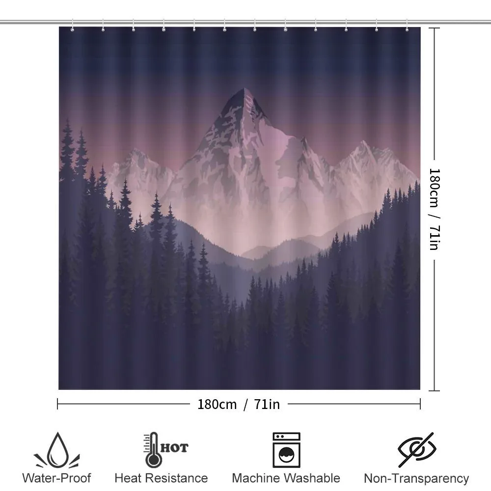 Foggy Mountain Range — Detail 2