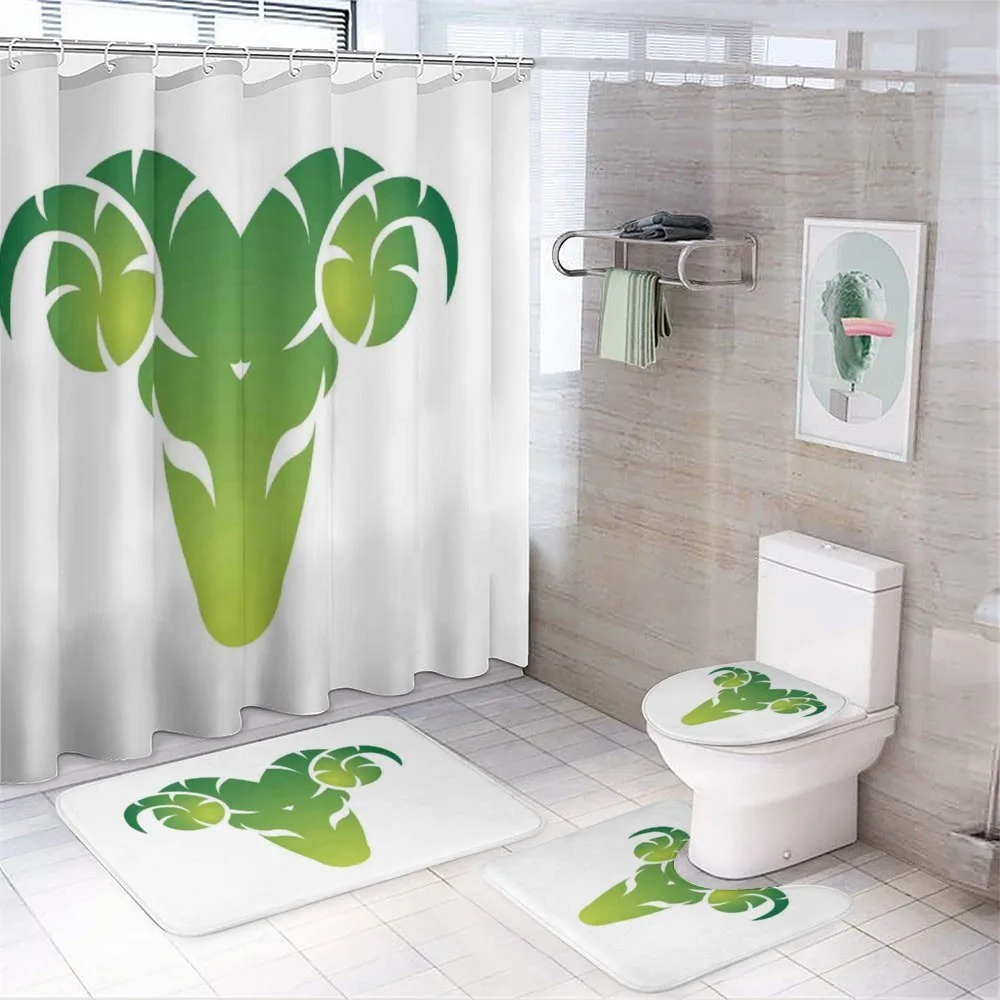 Green Abstract Ram — Your design