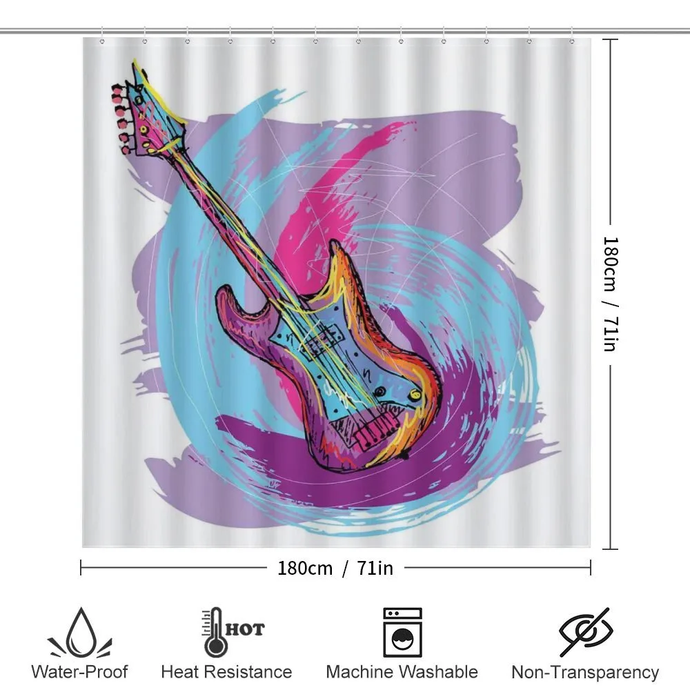 Hand Drawn Guitar Grunge — Detail 2