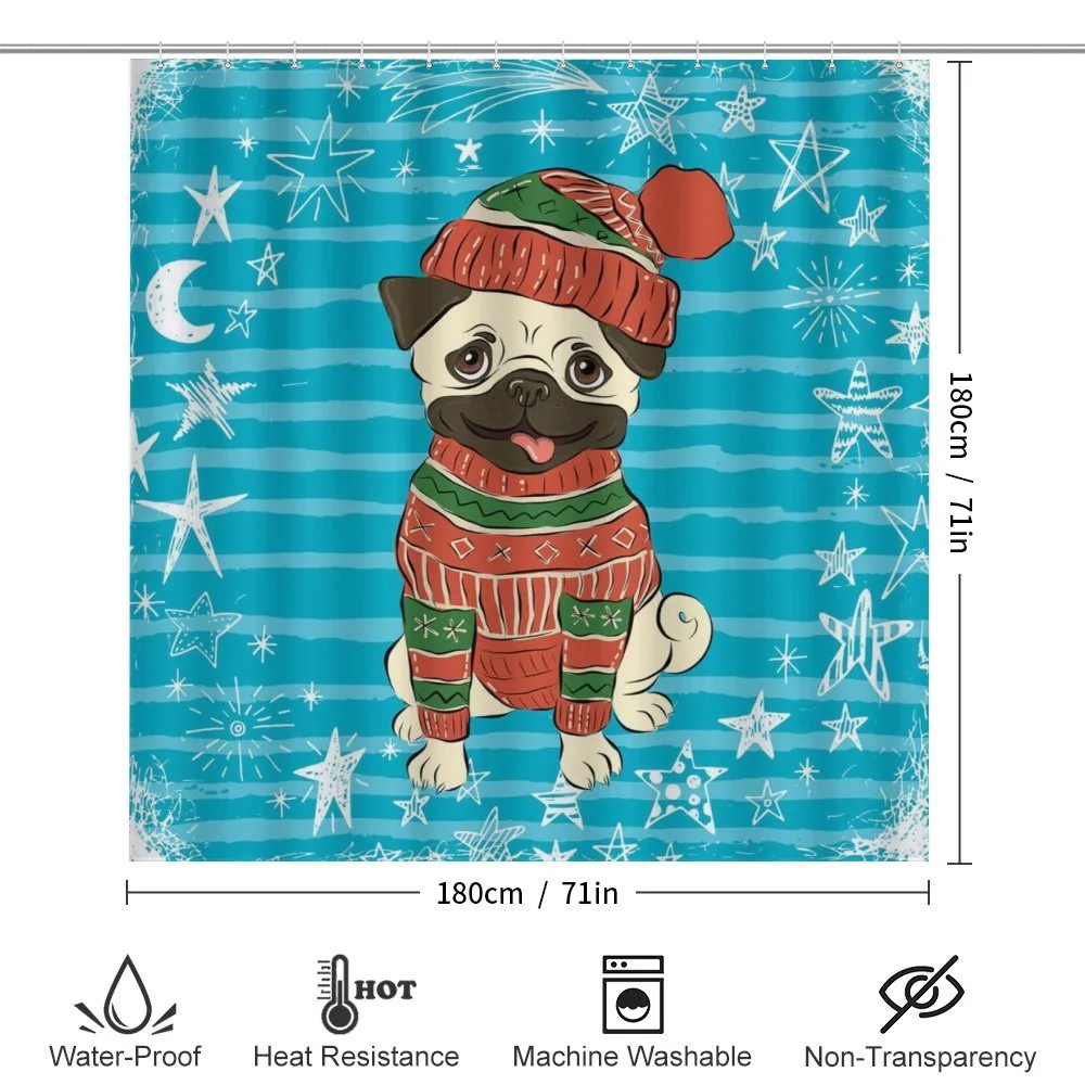 Happy Dog in Winter Clothes — Detail 2