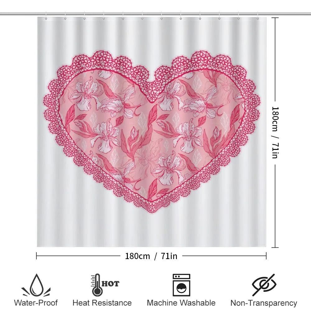 Lace Heart with Flora — Detail 2
