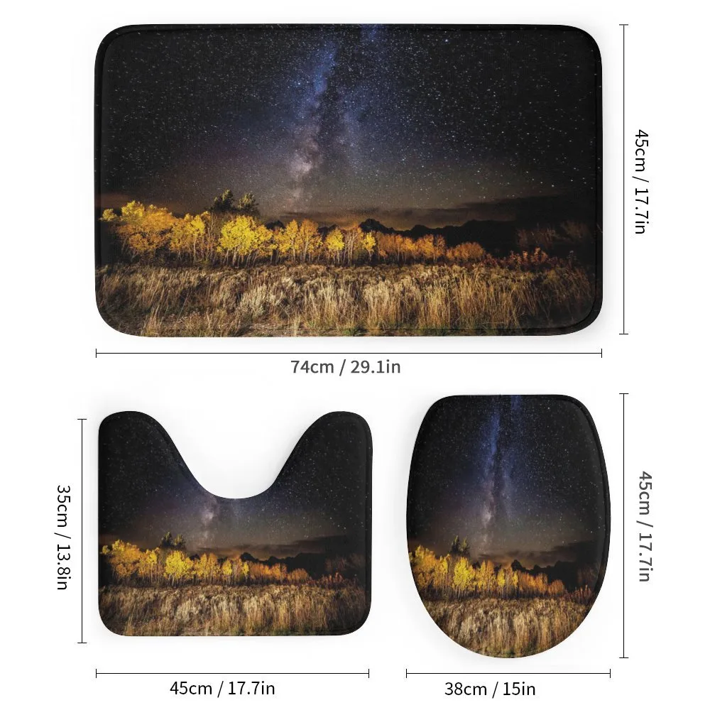 Milky Way Aspens and Tetons — Detail 1