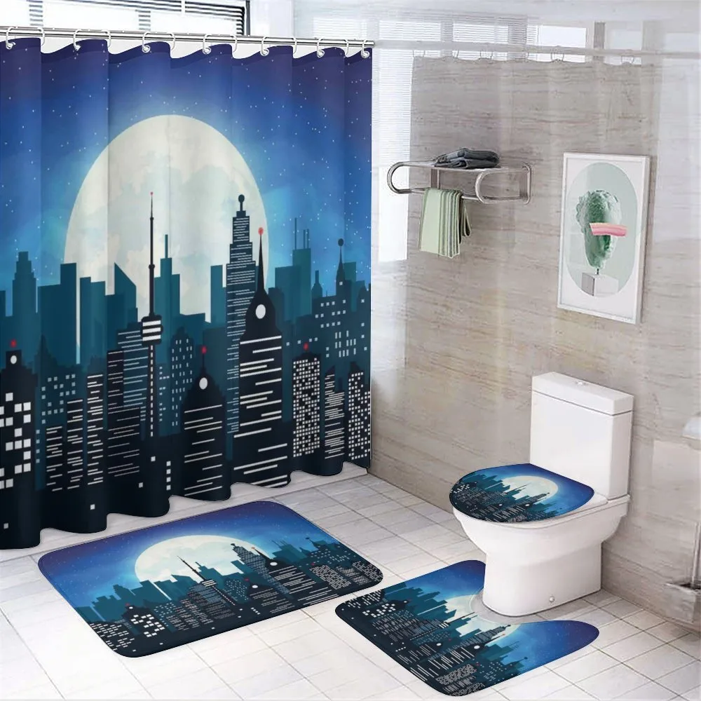 Modern Capital Moon Night — Your design
