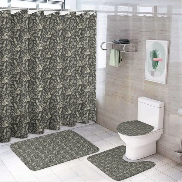 Nostalgic Herbal Shabby on a shower curtain