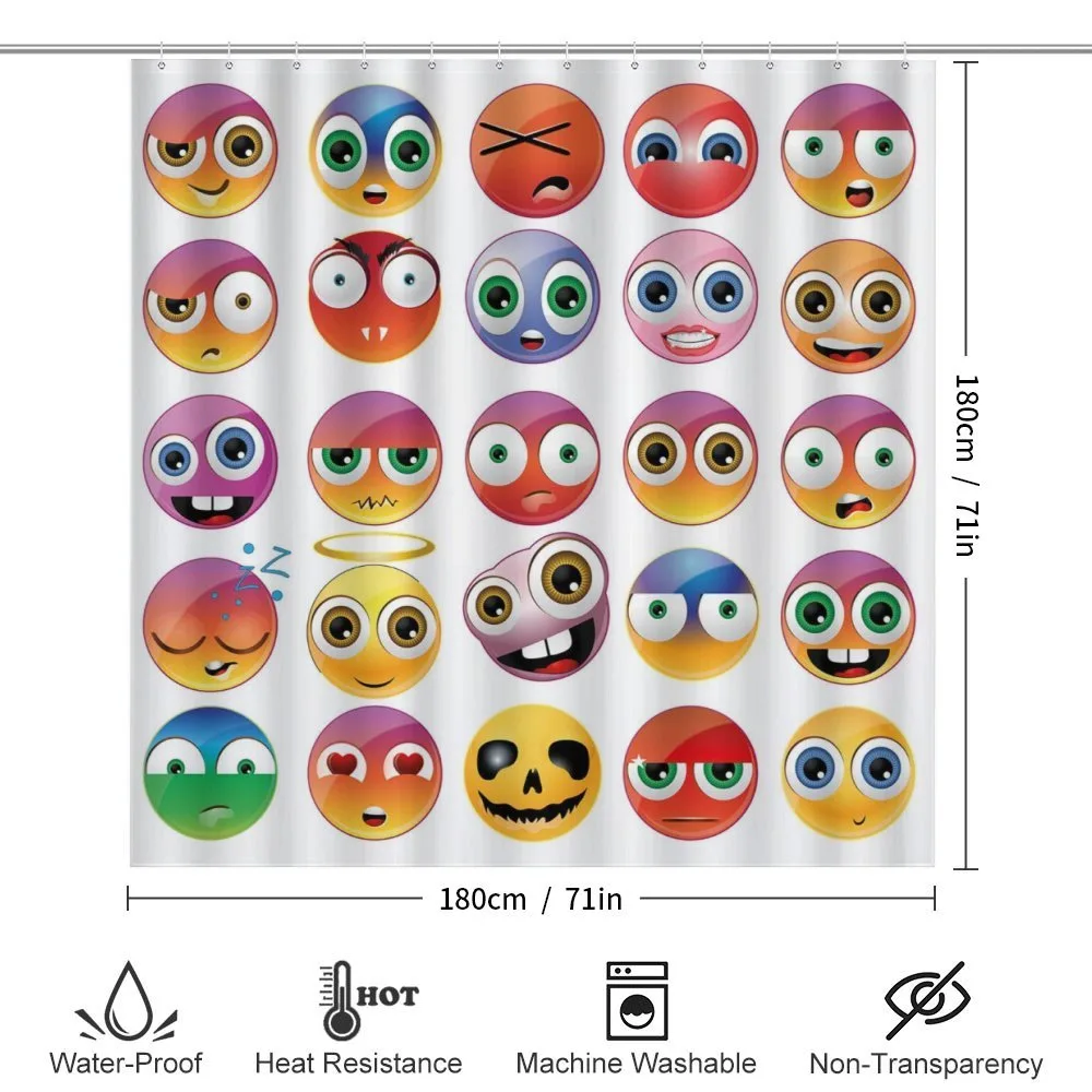 Rainbow Colored Smileys — Detail 2