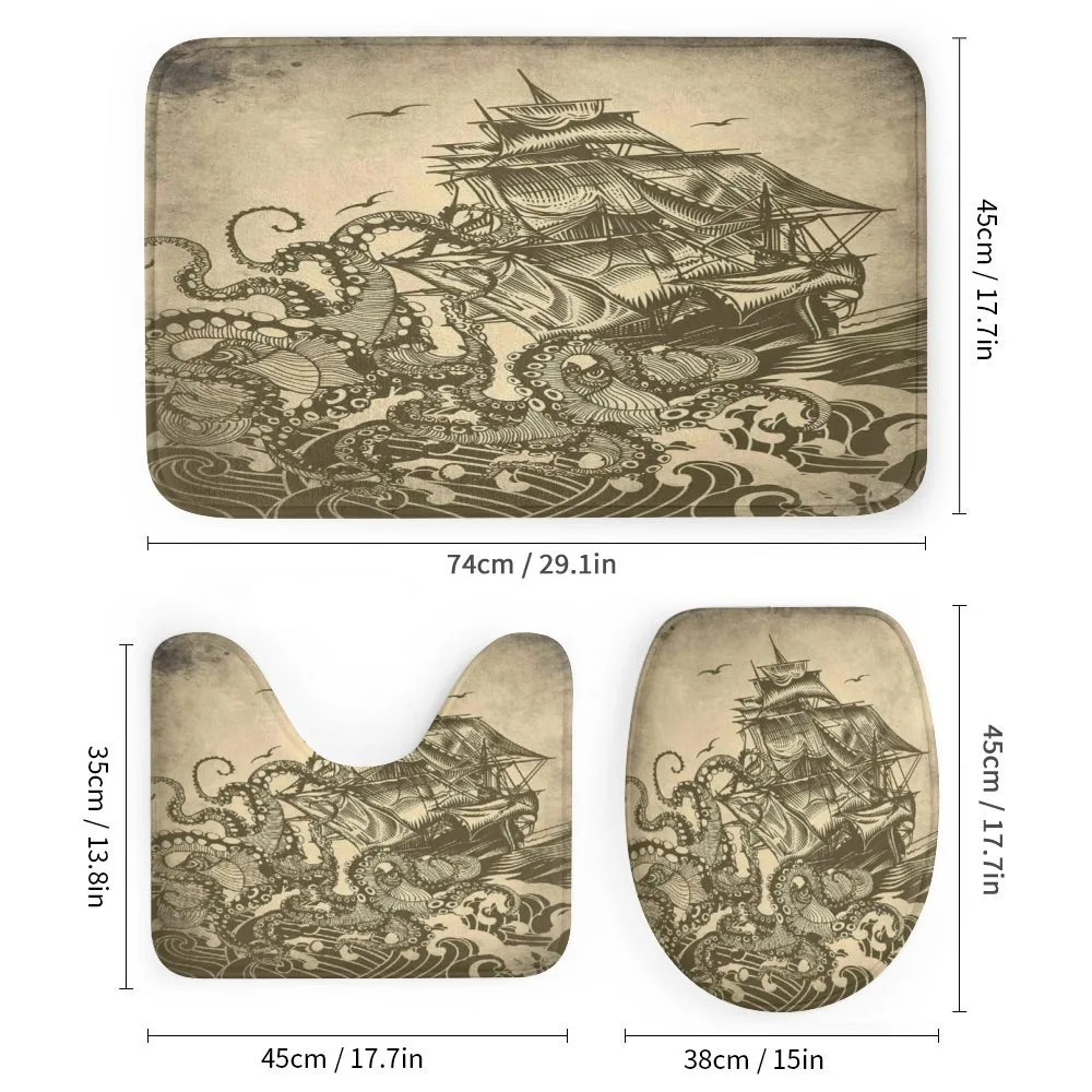 Retro Ship Octopus Theme — Detail 1