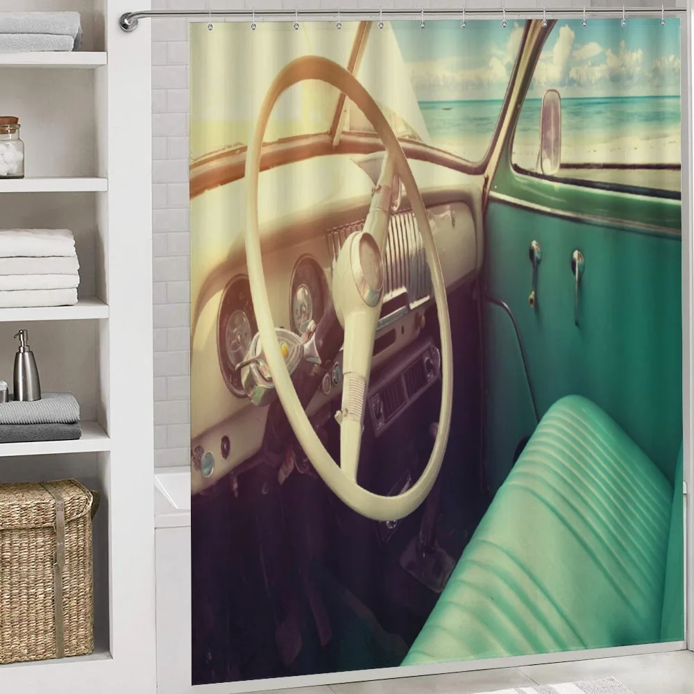 Vintage Car at the Seaside — Detail 4