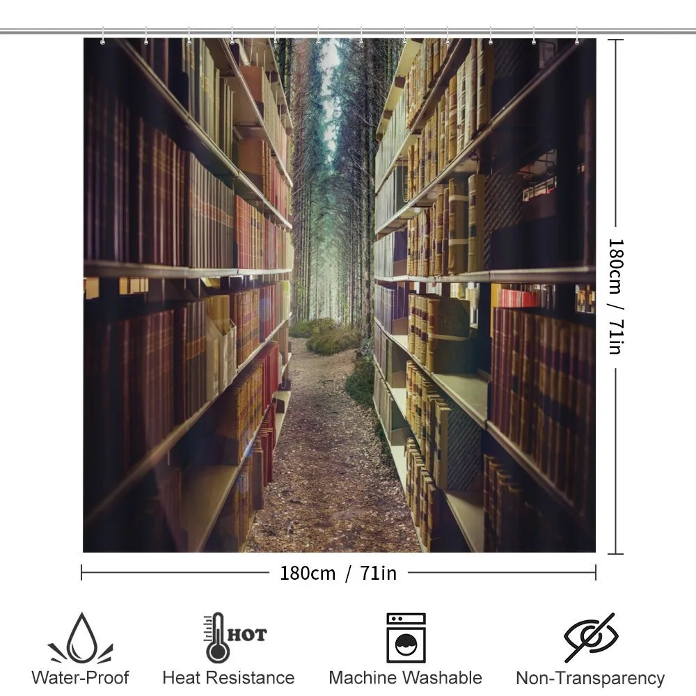 Abstract Library in Woods — Detail 2