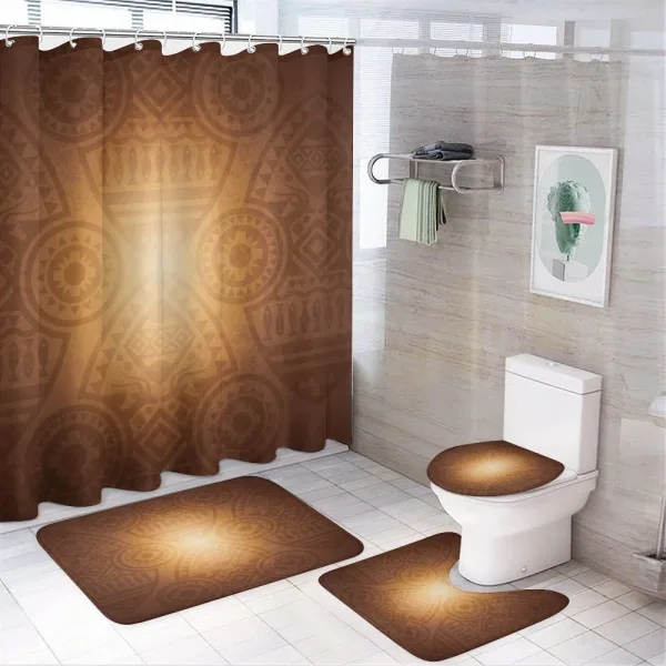 Art Animals Flowers on a shower curtain