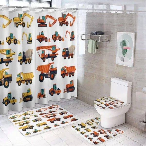 Careers Mechanics on a shower curtain