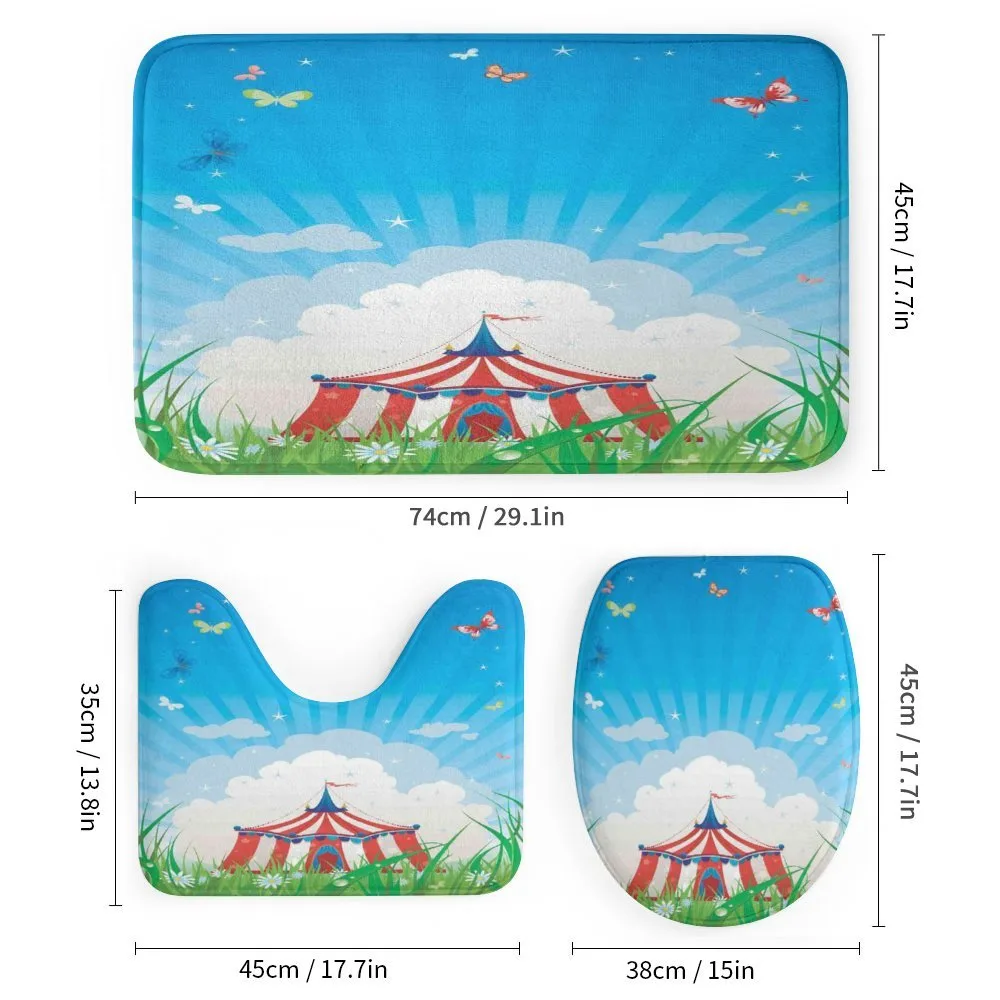 Circus Tent with Clouds — Detail 1