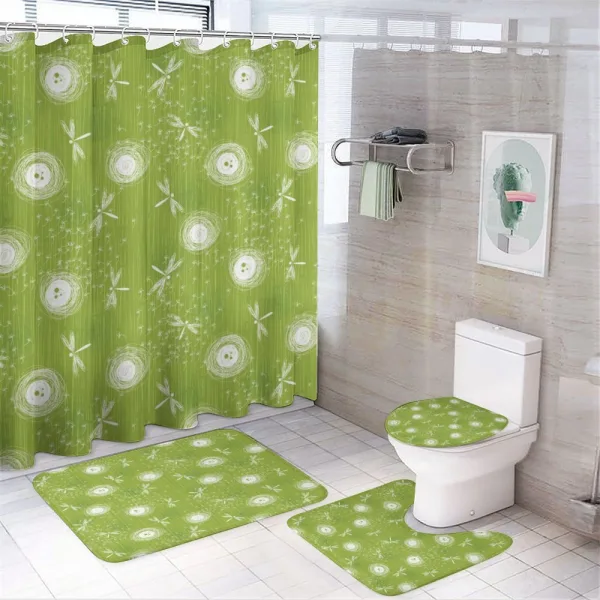 Dandelion Sketchy on a shower curtain