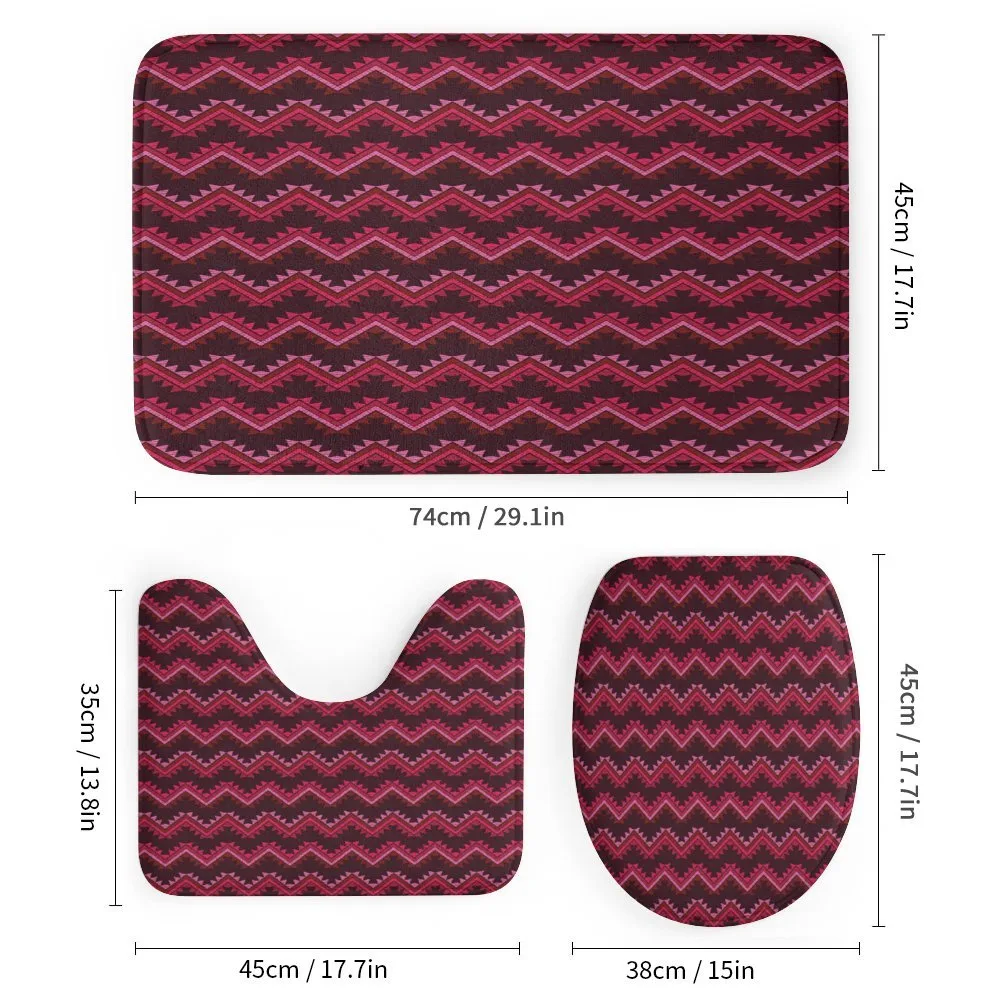 Ethnic Chevrons in Warm Tones — Detail 1