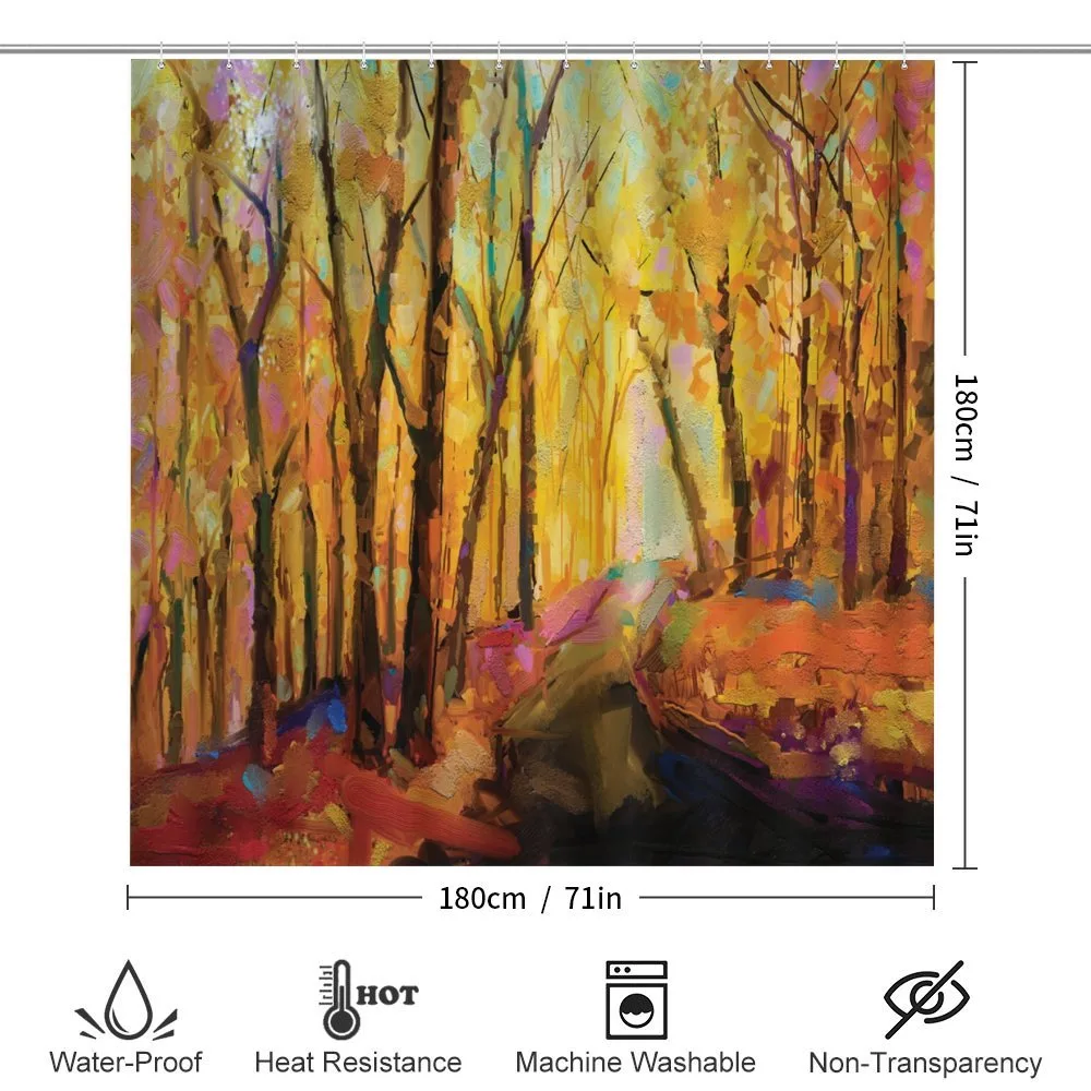 Fall Time Forest Scenery — Detail 2