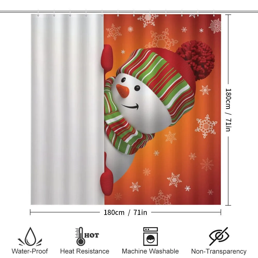 Funny Snowman Santa — Detail 2