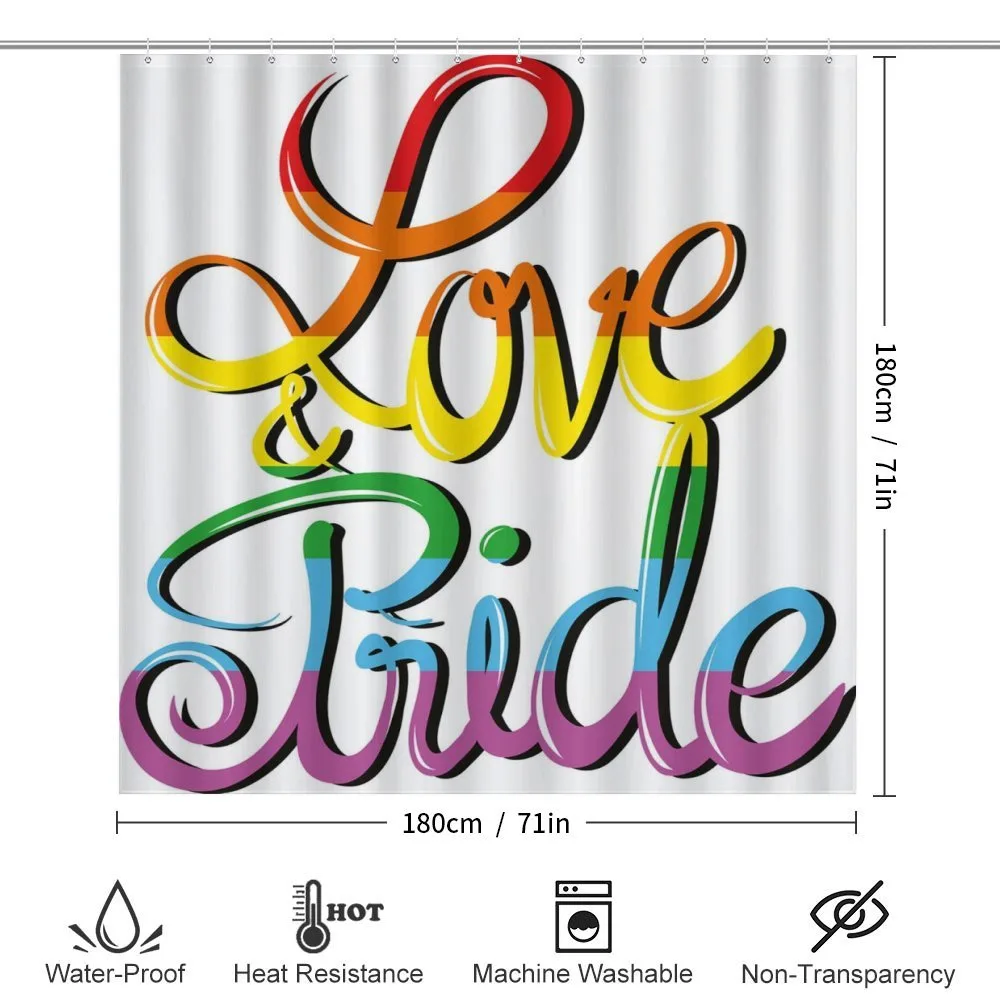 Love Text Rainbow Colors — Detail 2