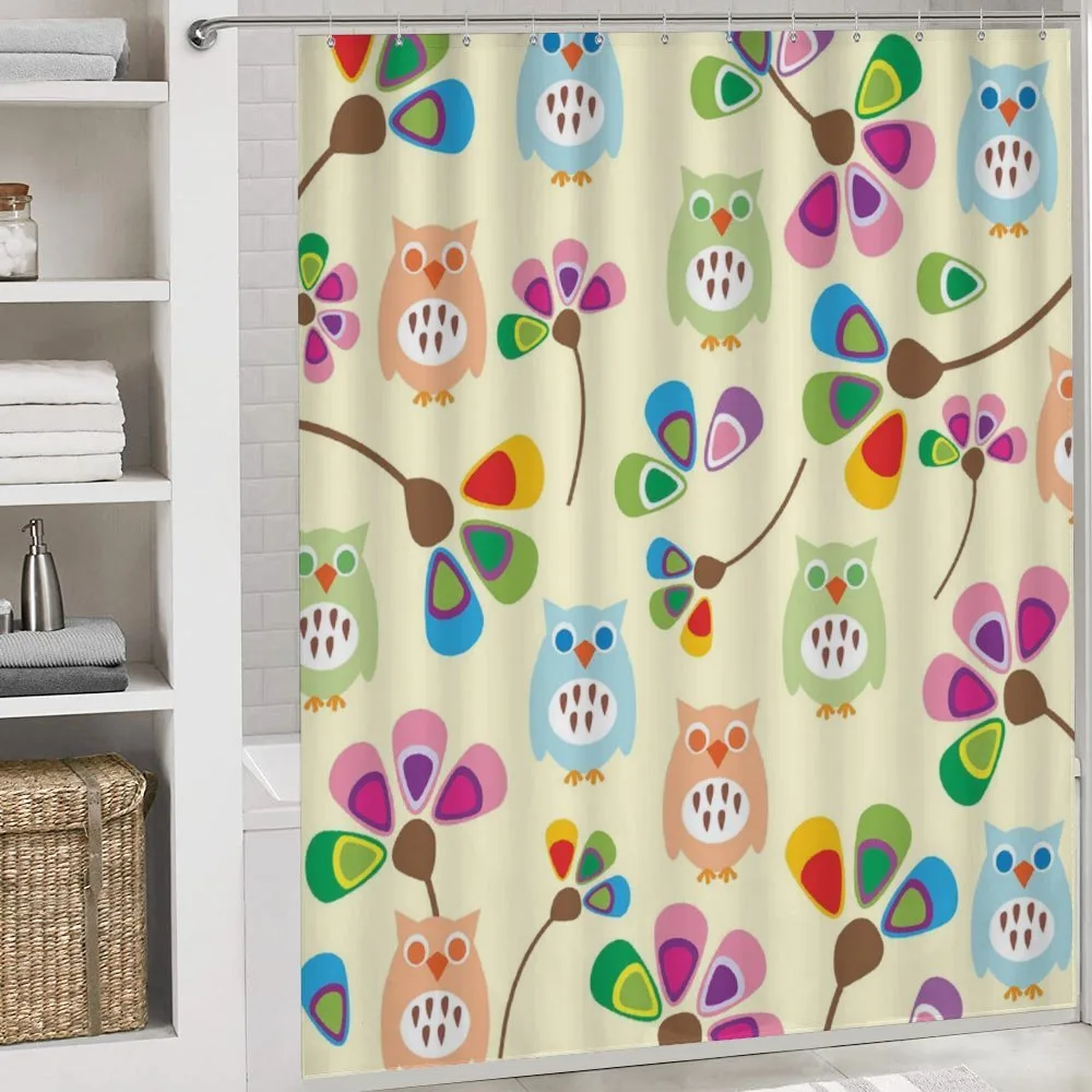 Owls Flowers Kids Room — Detail 4