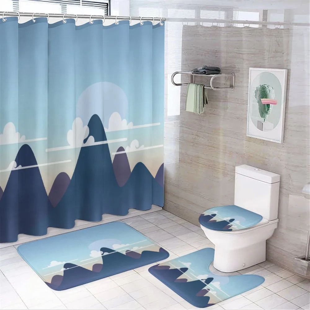 Pastel Mountains and Clouds — Your design