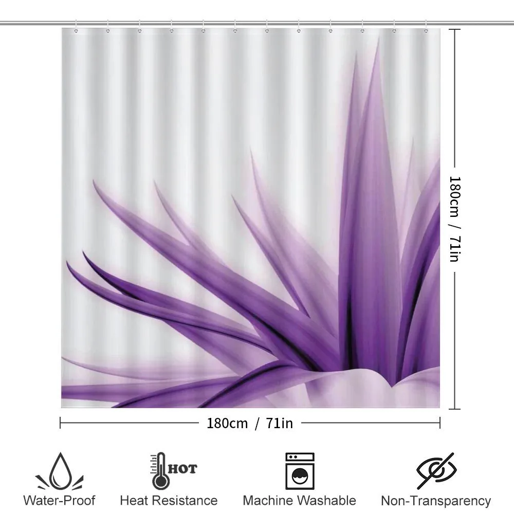 Purple Ombre Lotus Art — Detail 2