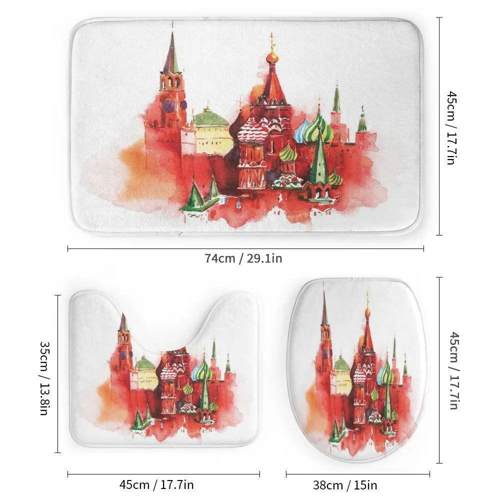 Red Square Saint Basil Art — Detail 1