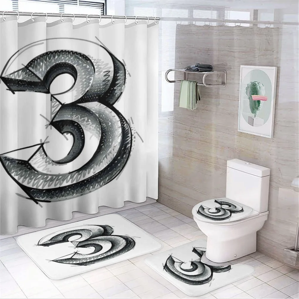 Sketchy Numeral 3 — Your design