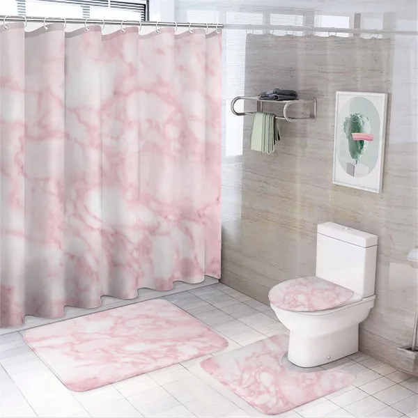 Soft Granite Texture on a shower curtain